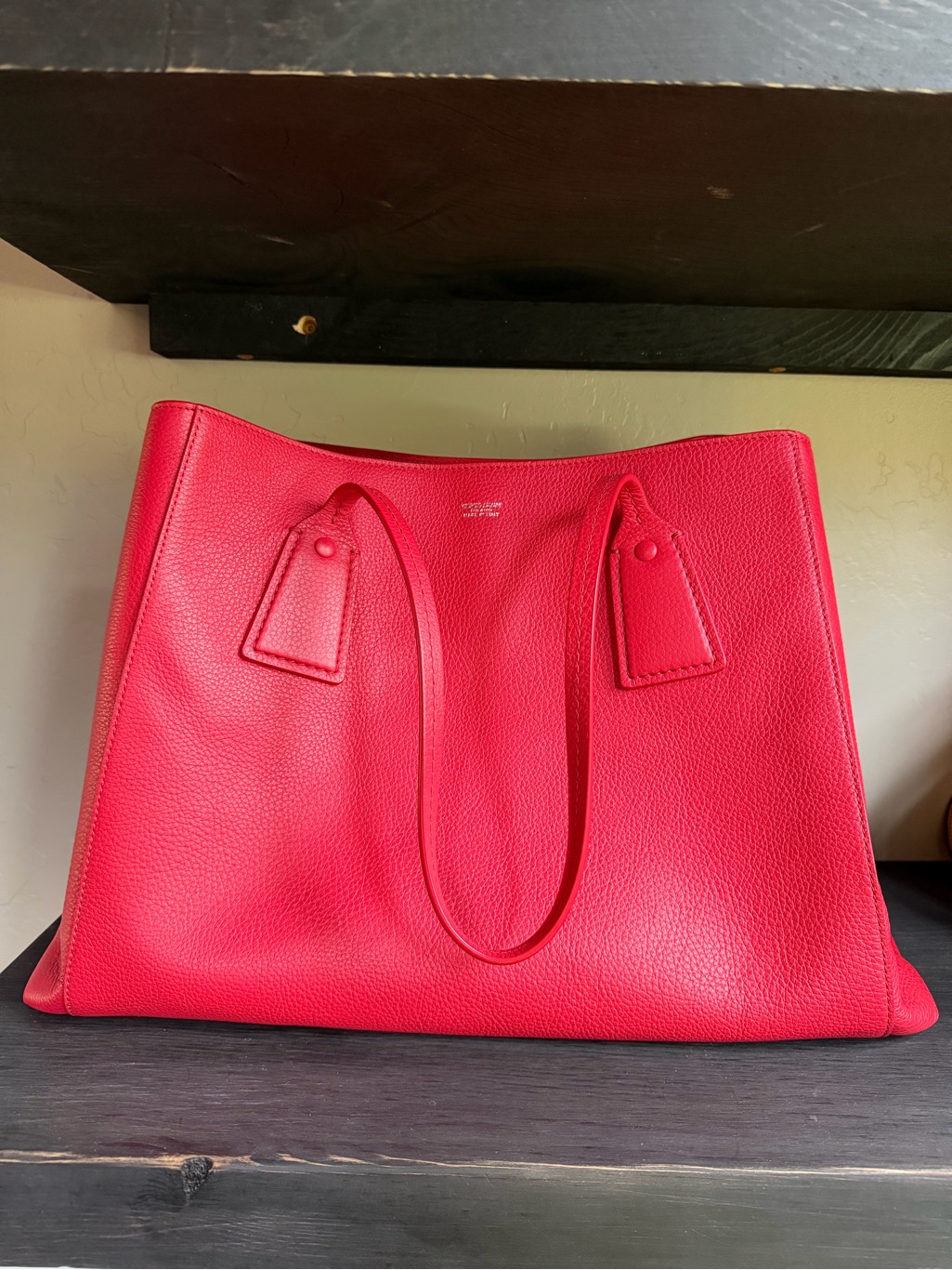 Giorgio Armani Red Tote